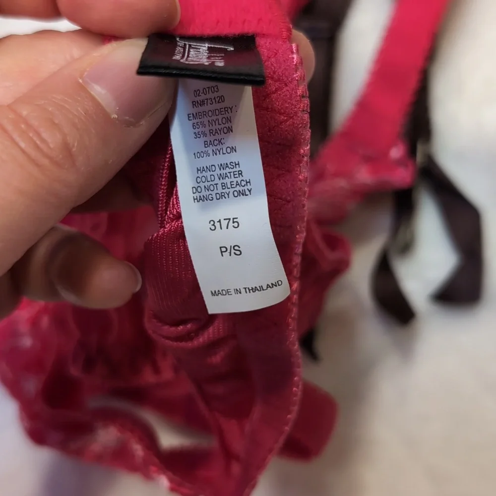 Frederick's of Hollywood Garter Belts lot of 5 Lingerie Petite Small Pink Brown